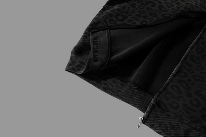 LEOPARD PRINT ZIP UP