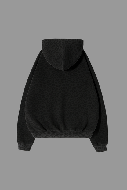 LEOPARD PRINT ZIP UP