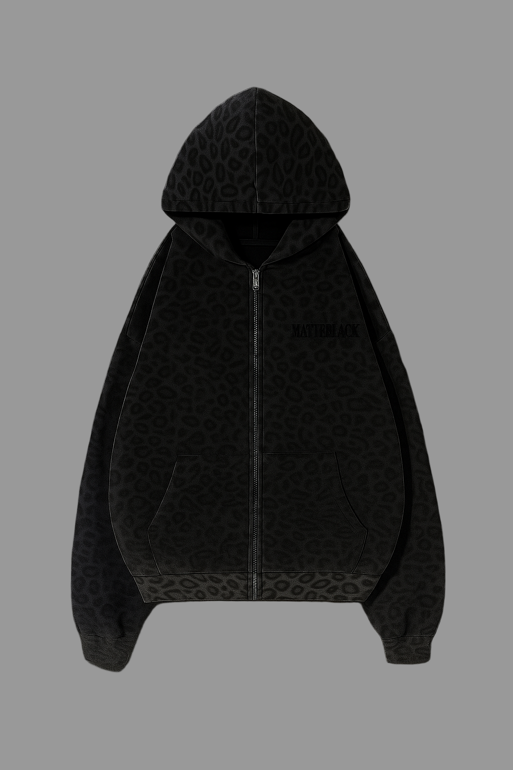 LEOPARD PRINT ZIP UP